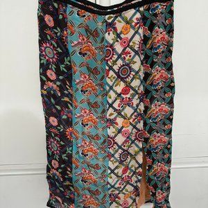 Floral Tanvi Kedia Rayon Size 8 Pencil Skirt